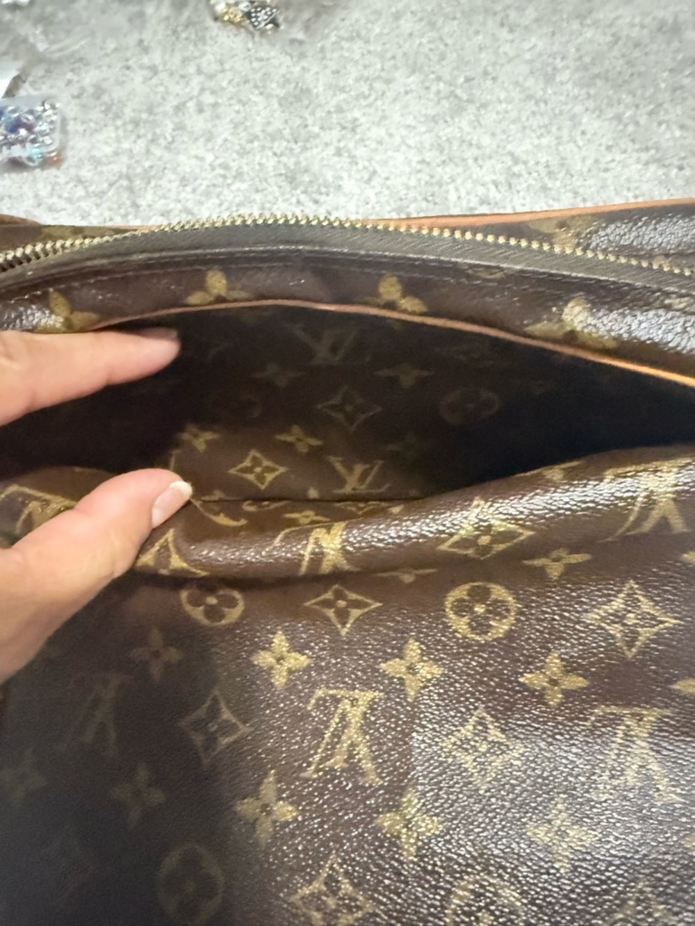 Louis Vuitton Brown Monogram Crossbody Bag St Germaine - Picture 7 of 7